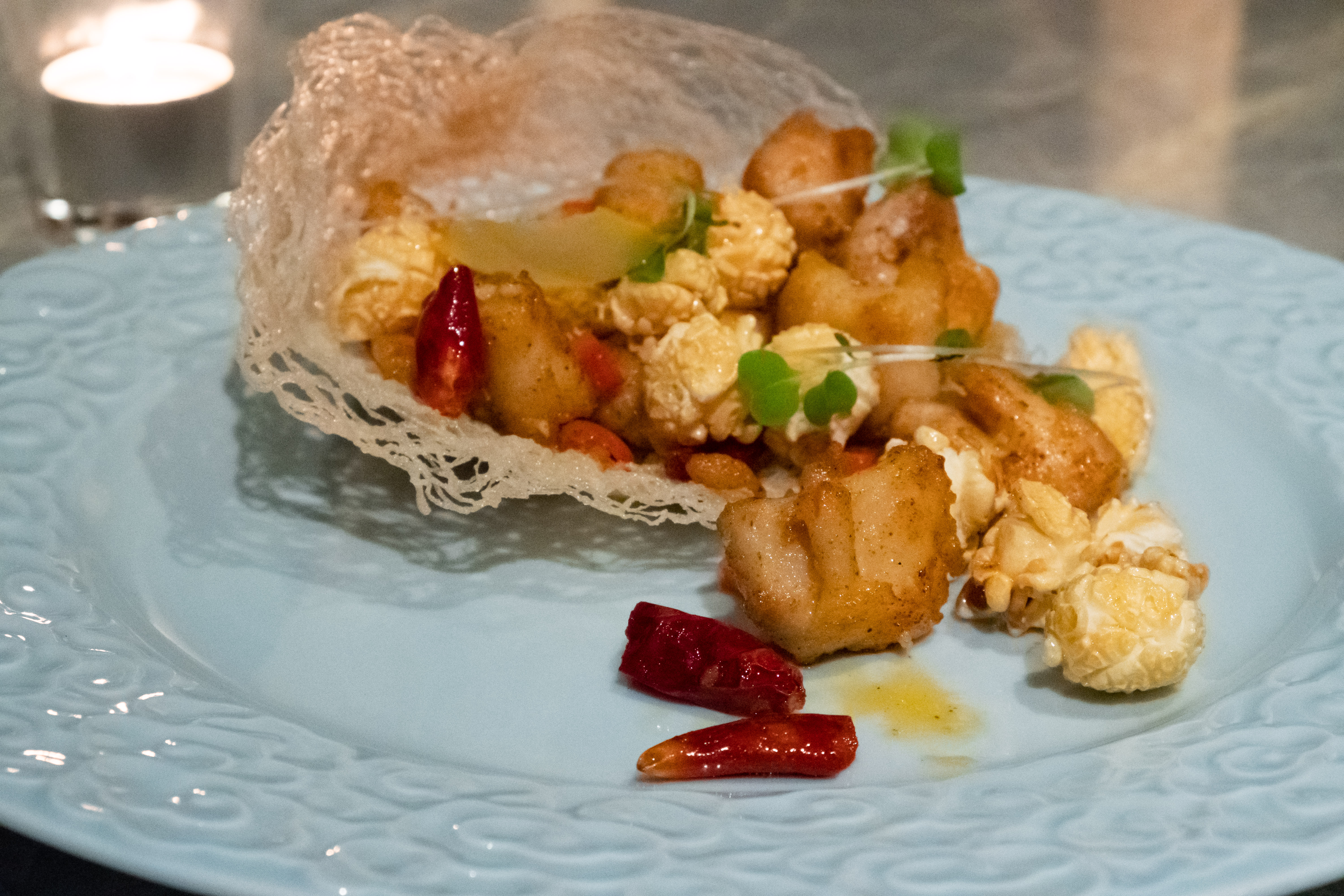 Fang Fang’s signature spicy popcorn chicken. Photo by Tomas Wiik.
