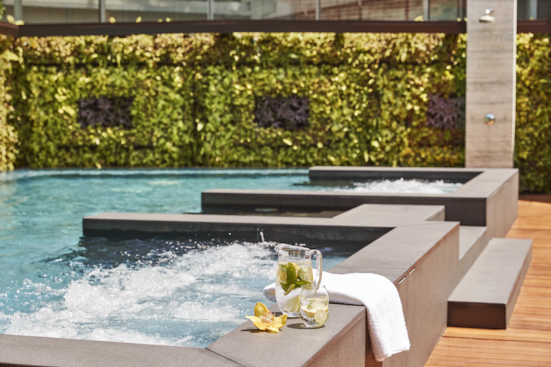 Saltwater relaxation pool. Photo: The Capitol Kempinski Hotel Singapore