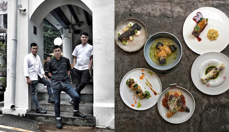 The chefs and their dishes. Photo: Spa Esprit Group