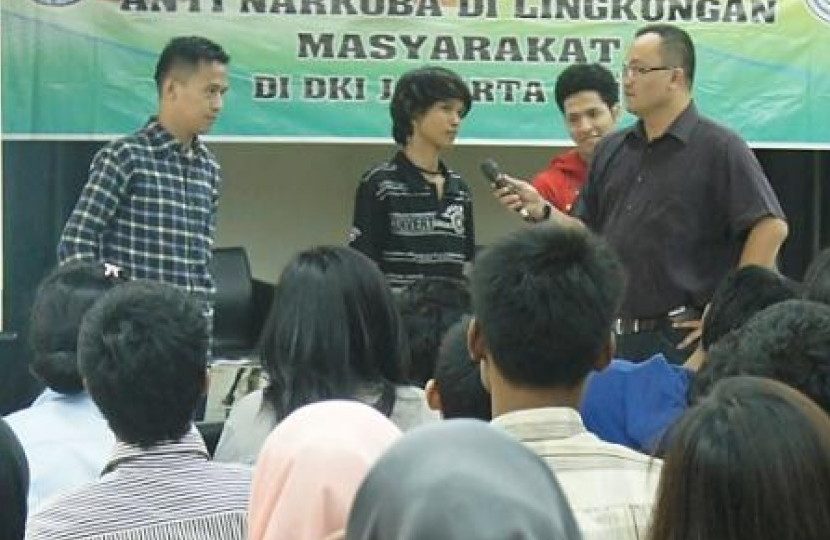 Anti-narcotics training for youth. Photo: BNN