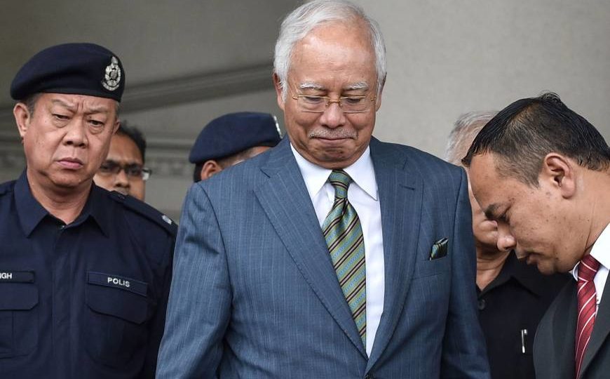 Former Prime Minister Najib Razak via AFP