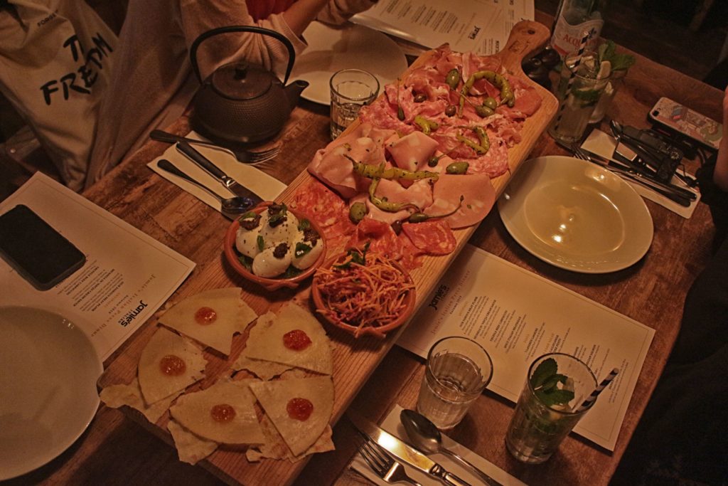 Jamie's Italian's meat platter. Photo by Vicky Wong.