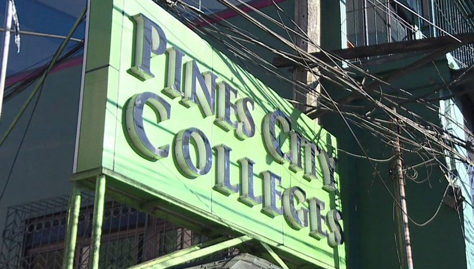 Pines City Colleges in Baguio City. Photo: ABS-CBN News.