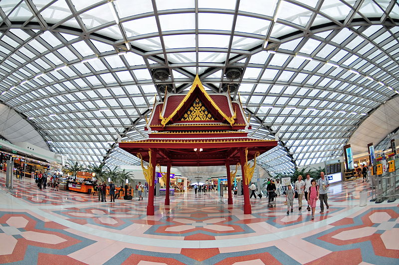 Bangkok’s Suvarnabhumi Airport — Photo: WikiCommons/ Roger Price
