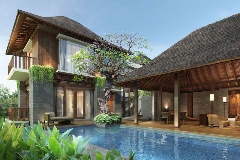 Artist rendering of a villa. Photo: The Apurva Kempinski Bali