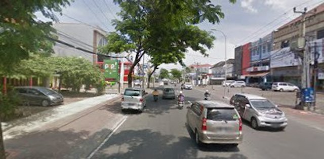 Jl. Dewi Sri on Google Maps Street View