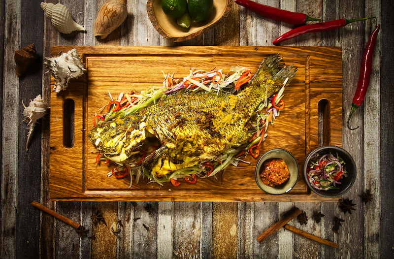 Grilled whole fish. Photo: Fat Chap