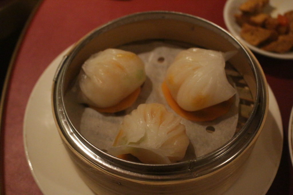 Foxglove's shrimp dumplings. Photo by Vicky Wong.