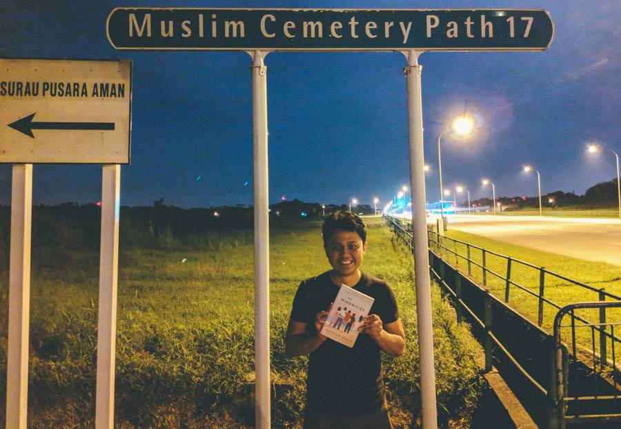 Suffian Hakim and his new book The Minorities. Photo: Coconuts Media
