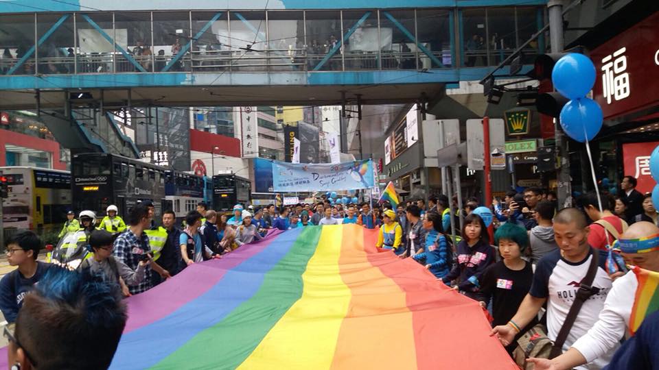Hong Kong Pride Parade 2017. Photo via Facebook/Hong Kong Pride Parade.