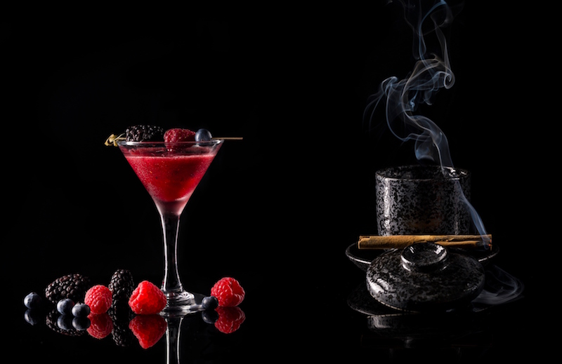 Cocktails on offer. Photo: Nox - Dine in the Dark