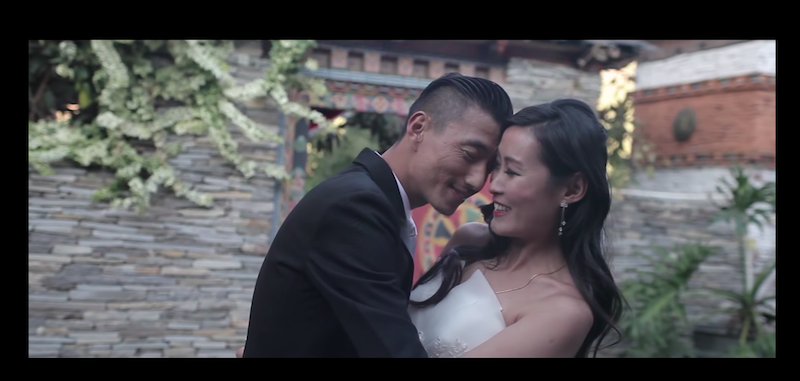 Journalist Karen Lim went to Bhutan and ended up marrying her tour guide Ngawang a year later in a whirlwind romance (Photo: Screenshot from Karen W Lim / YouTube)