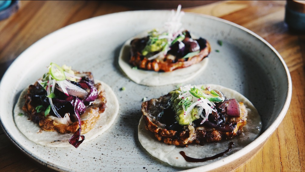 The pork belly tacos. Photo: Coconuts Bali
