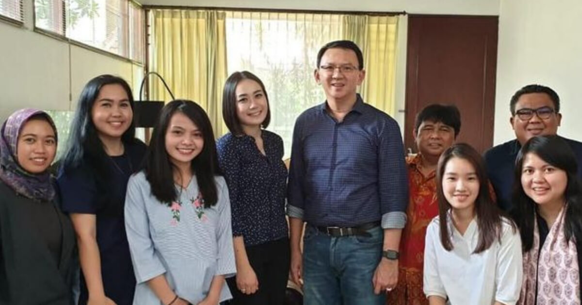 The viral photos and videos of BTP, which were shared by his personal assistants, shows him standing with a police officer named Puput Nastiti Devi to his right, who is rumored to be his fiancé. Photo: Tim BTP