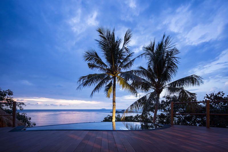 Villa pool. Photo: Cempedak Private Island