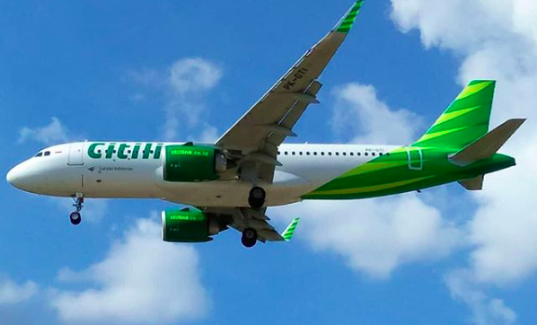Photo of a Citilink airplane for illustration purpose only. Photo: Citilink