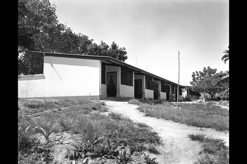 Former Artisans’ Quarters, 1952. Photo: Ministry of Information and the Arts Collection, National Archives of Singapore