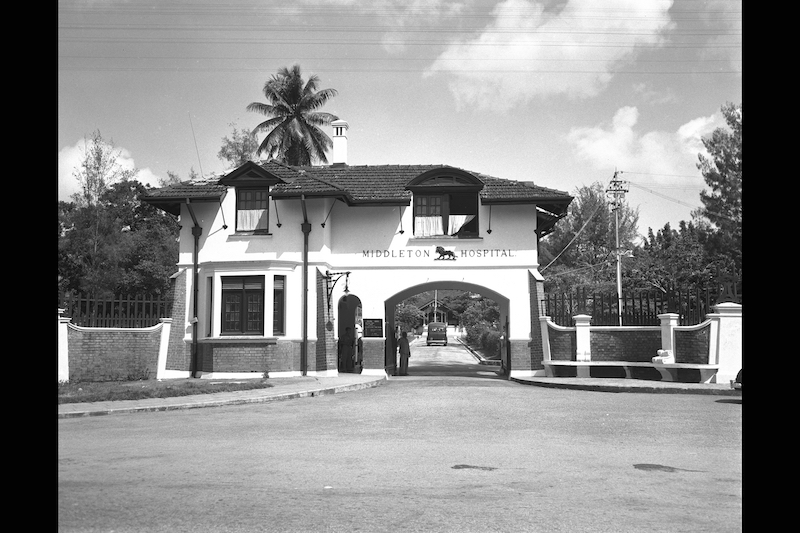 Middleton Hospital, 1954. Photo: Ministry of Information and the Arts Collection, National Archives of Singapore