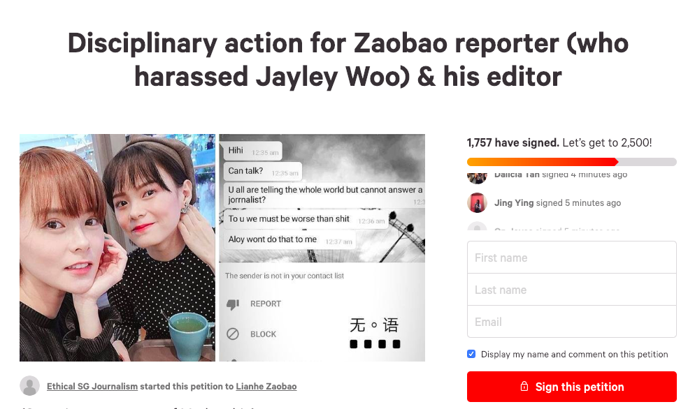 The petition in question. (Photo: change.org screengrab)