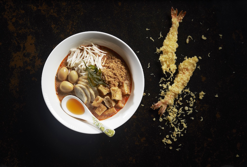 Chef's laksa rendition. Photo: 15 Stamford by Alvin Leung
