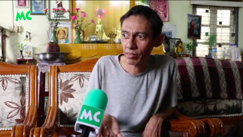 Screengrab from 2017 Myanmar Celebrity Interview with King Kaung