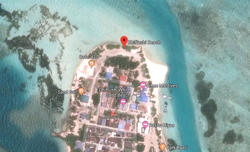 Dhifusshi in the Maldives. Photo: Google Maps