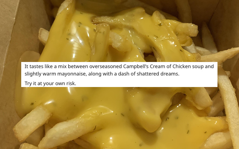 McDonalds’ new salted egg yolk fries are not going down too well with Singaporeans (Photo: r/Singapore / Reddit)