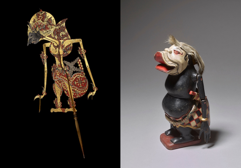 Raffles collection of three-dimensional puppets are rare, with only a few other examples known today. As for his shadow puppet collection, they came from East Java, Central Java, and the Cirebon region of the north coast. Photos: The Trustees of the British Museum