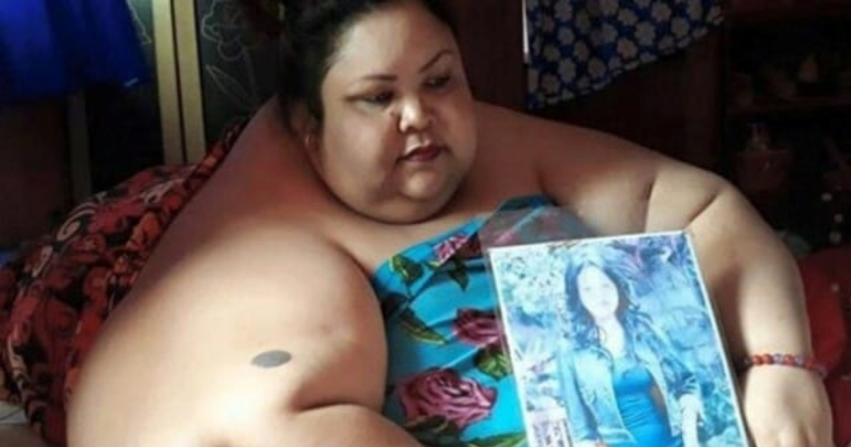 Titi Wati, a 37-year-old woman from the Central Kalimantan capital of Palangkaraya, is making headlines around the country after she made a plea to the government for help dealing with her morbid obesity. Photo: Istimewa