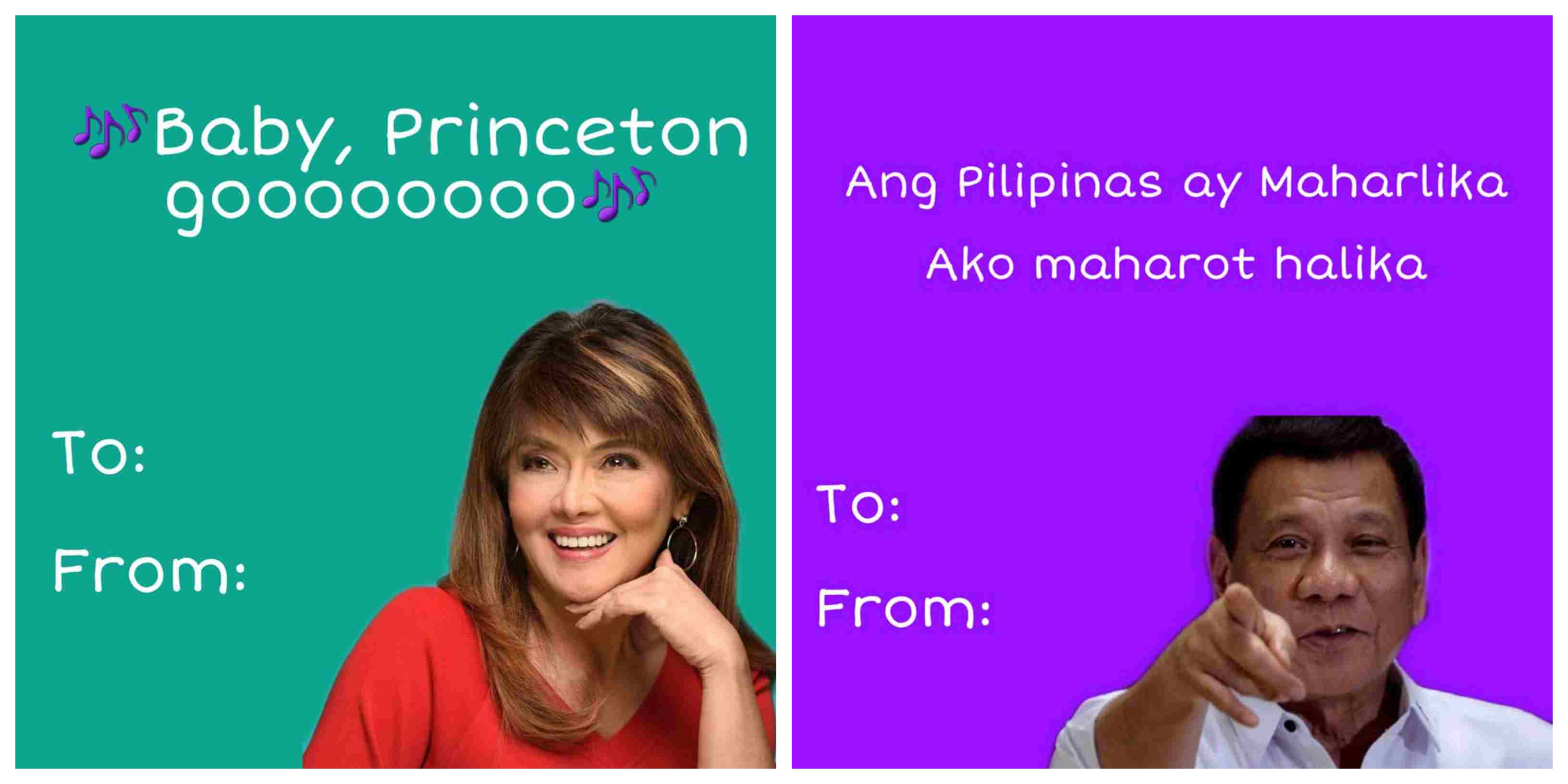 These sweet V-Day cards also throw shade at PH politicians | Coconuts Manila