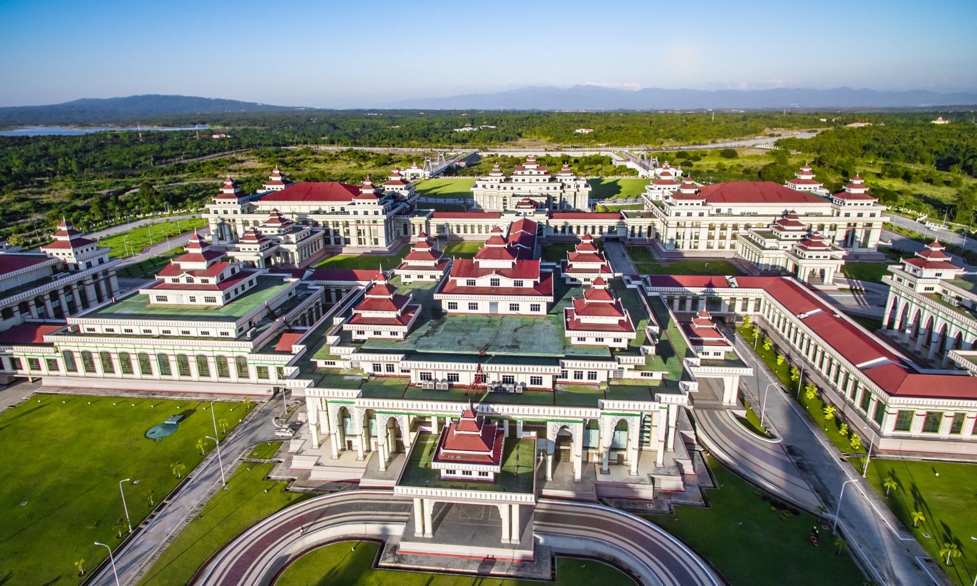 Myanmar’s parliament compound in Naypyidaw. Photo: Coconuts Yangon
