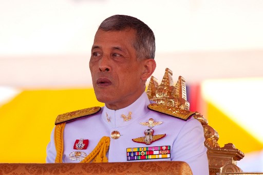 Thailand King Maha Vajiralongkorn in 2018.  Photo: Panupong Changchai / Thai News Pix / AFP