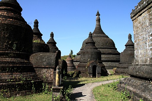 Tourists visiting the temples around the ancient Rakhine capital of Mrauk U in Myanmar were terrorized by the sounds of a battle between government forces erupted on March 17, 2019. Pictured is the Andaw Ordination Hall. Photo by Gerd Eichmann courtesy Wikimedia Commons