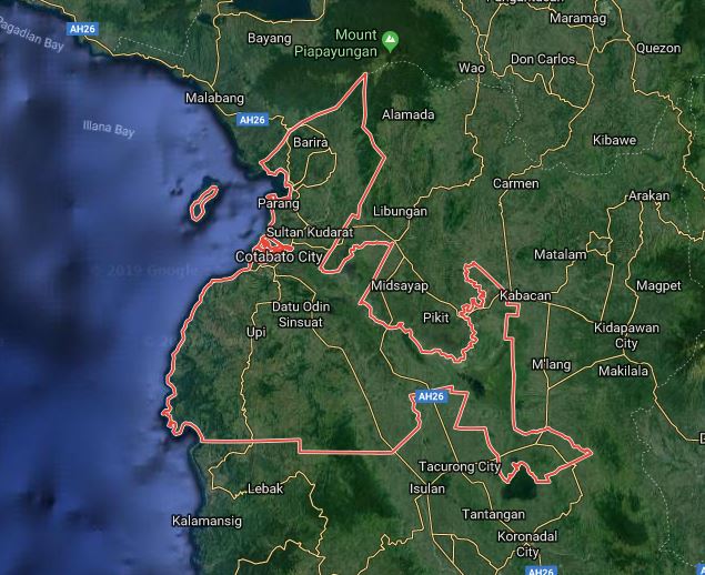 Maguindanao map. Photo: Google maps