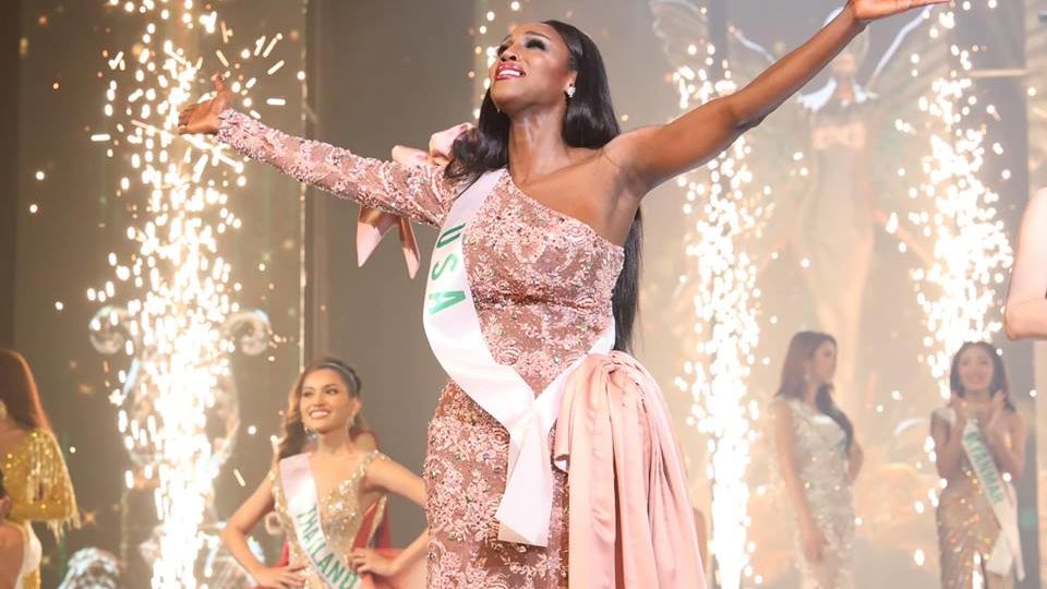 American Jazell Barbie Royale became the first black winner of the Miss International Queen pageant in Thailand since it began in 2004 (Photo: Miss International Queen Pageant / Facebook)