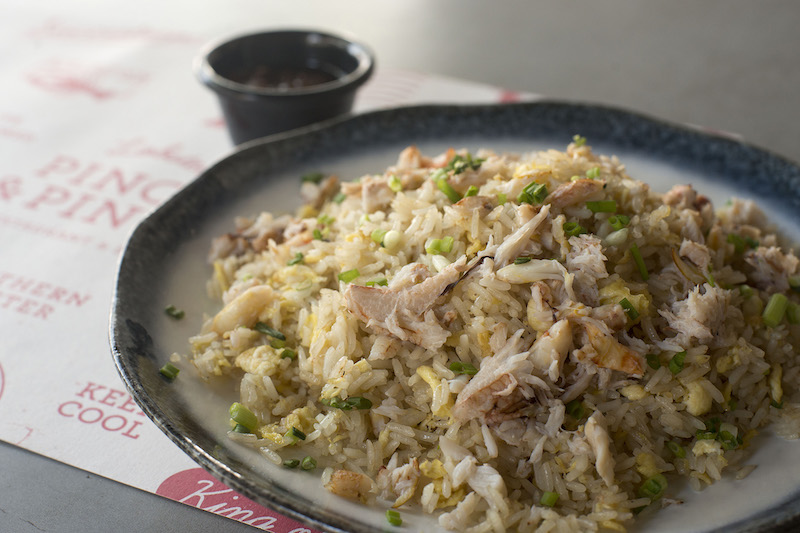 Crabmeat fried rice. Photo: Pince & Pints