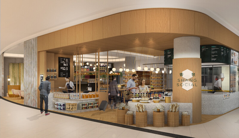 Artist rendering of the marketplace. Photo: Shang Social