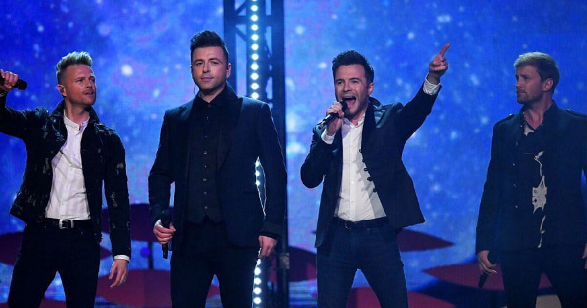 Irish quartet Westlife performing at National Television Awards in January. Photo: Instagram/@westlife
