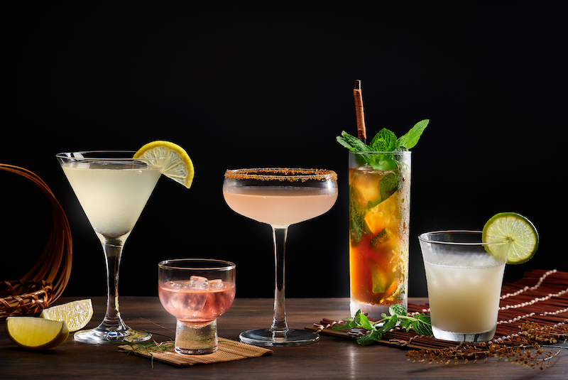 The cocktail selection. Photo: Yujin Izakaya