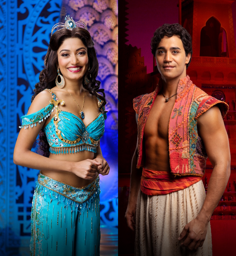 Shubshri Kandiah as Jasmine and Graeme Isaako as Aladdin. Photos: James Green