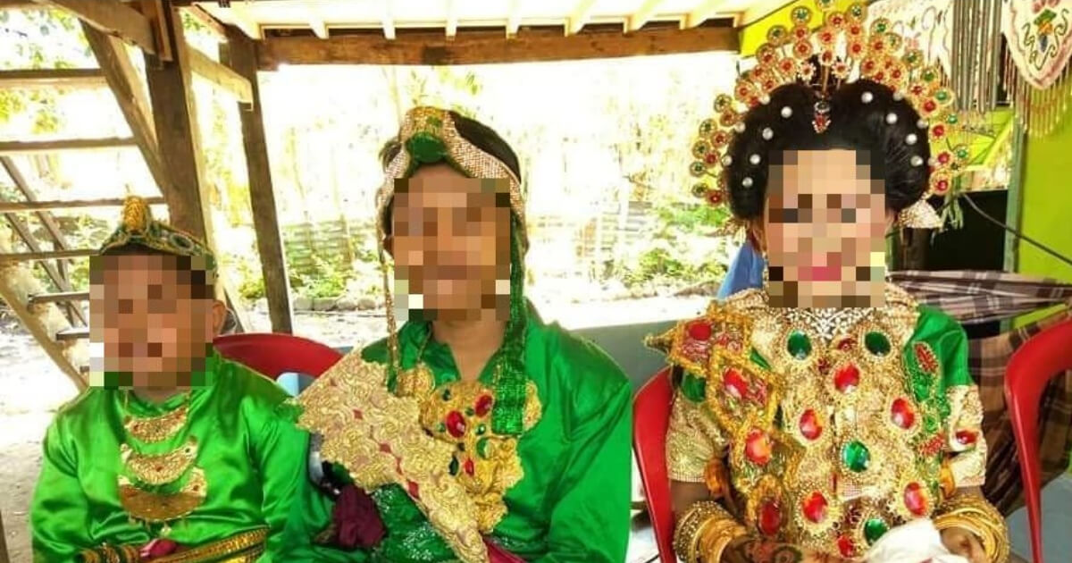 A 16-year-old boy, identified by his initials AA, and a 14-year-old girl, identified by her initials DA, got married on Sunday in DA’s home in Sidrap Regency of South Sulawesi. Photo: Istimewa and Instagram/@makassar_iinfo
