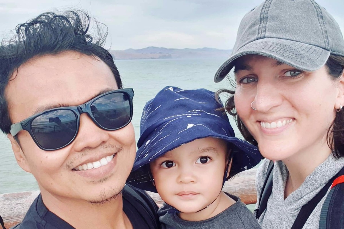 Zulfirman Syah (Left) with his son Averroes and wife Alta Marie. Zulfirman and Averroes survived but were hospitalized after the deadly mosque shootings in Christchurch, New Zealand on March 15, 2019. Photo: GoFundMe