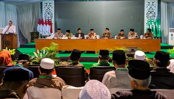 Nahdlatul Ulama (NU) leaders at a nationwide conference in West Java on Feb 28, 2019. Photo: Instagram/@nahdlatululama