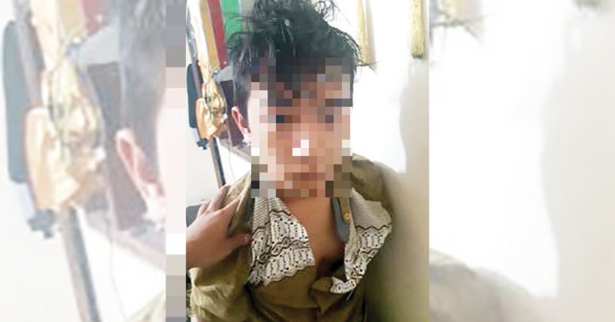 A suspected terrorist, identified by his nickname Rinto (23), was arrested at his home in the Kedaton Sub-district in the Lampung capital of Bandar Lampung on Saturday evening. Photo: Istimewa