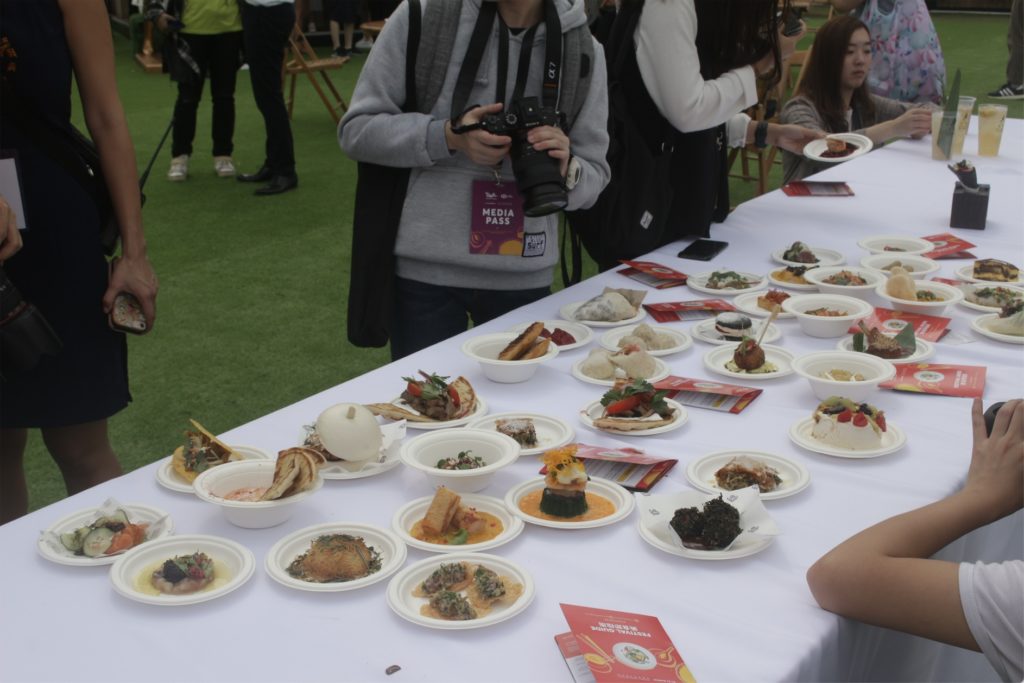 Spread of items on offer at Taste of Hong Kong 2019. Photo by Vicky Wong.