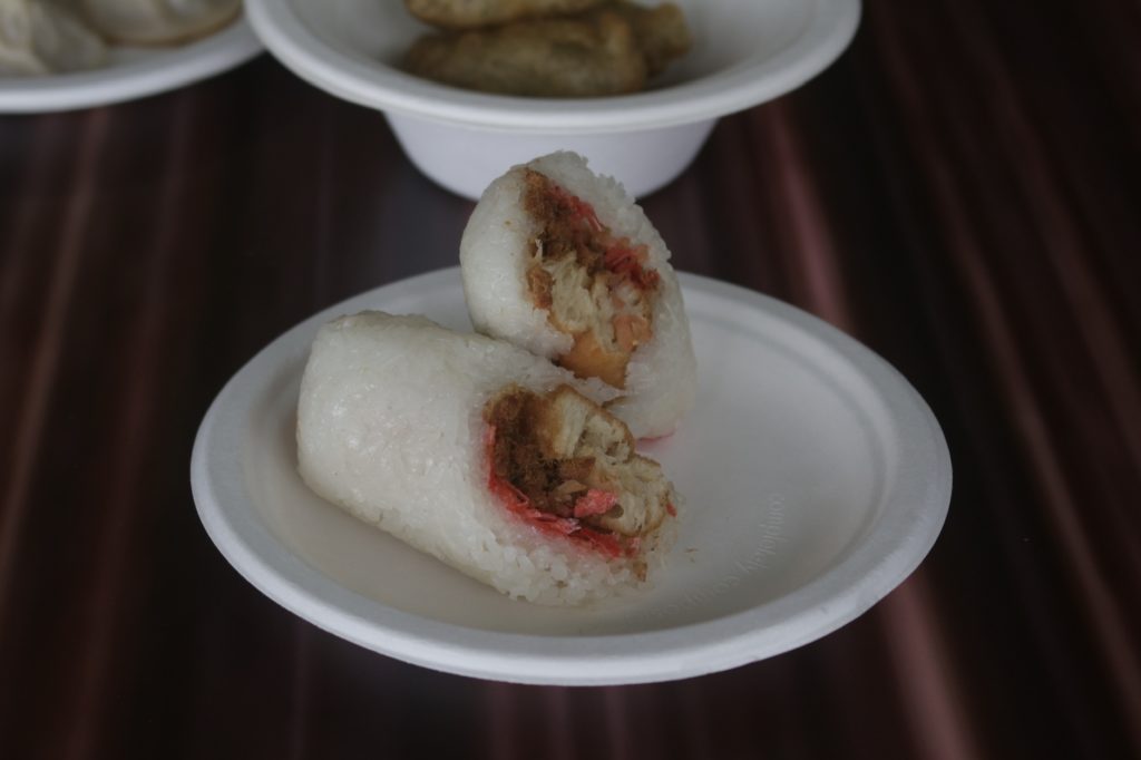 Old Bailey's Shanghai-style glutinous rice roll. Photo by Vicky Wong.