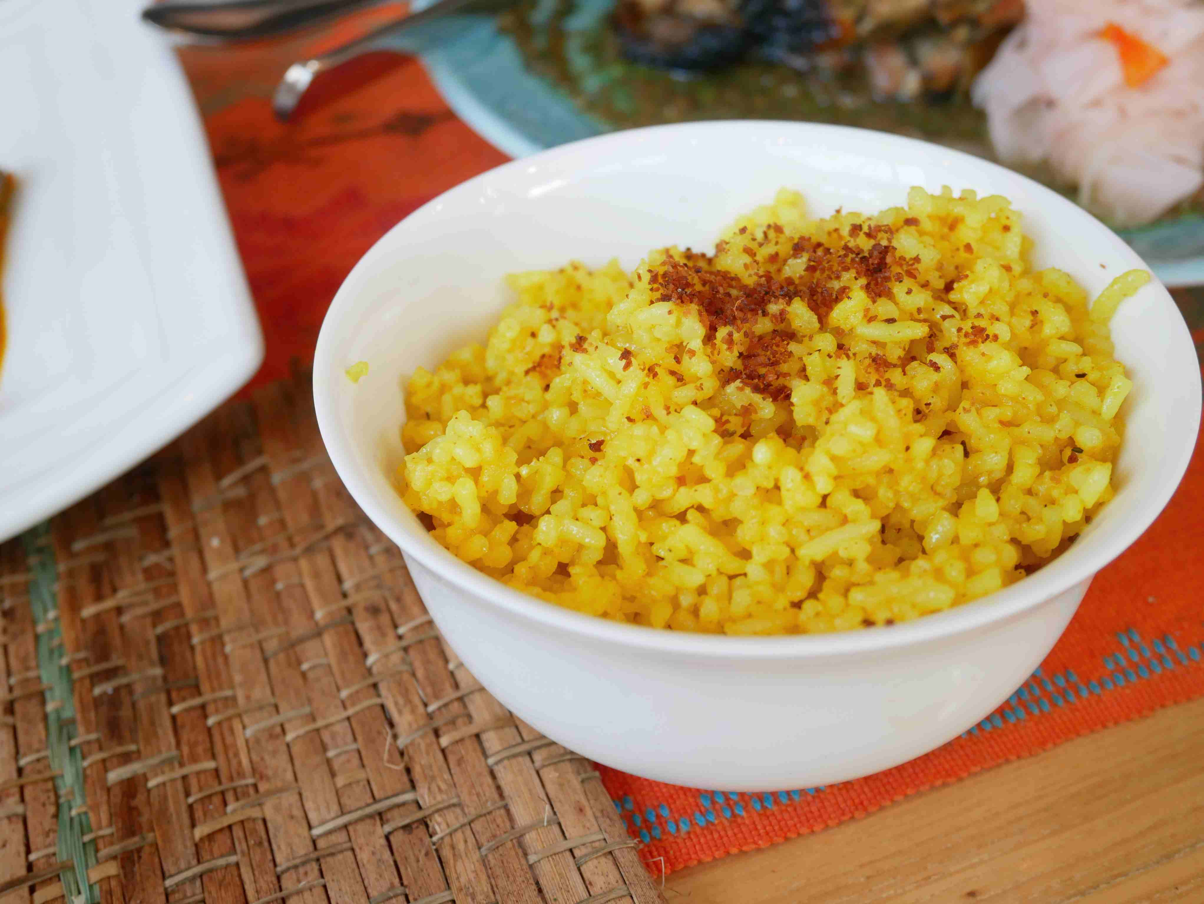 Turmeric rice. Photo: Rachel Malaguit