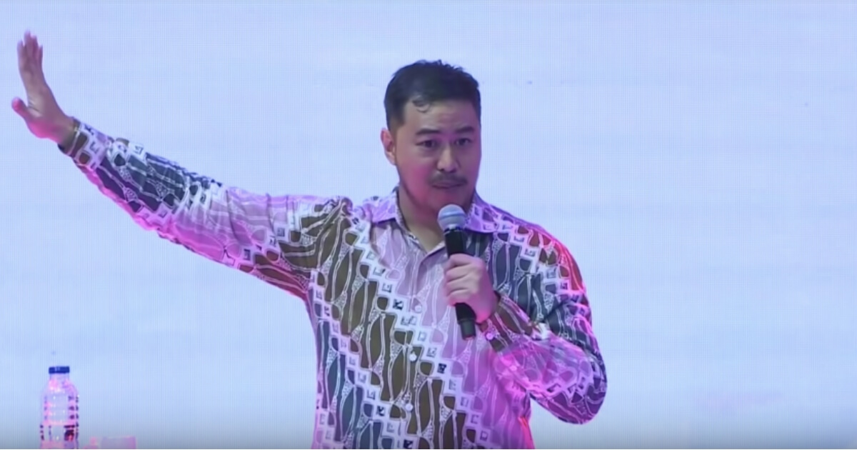 Indonesian stand-up comedian Pandji Pragiwaksono. Photo: Youtube/Pandji Pragiwaksono