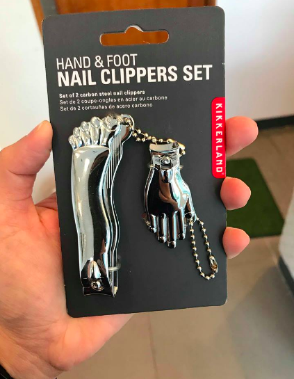 Hand and Foot Nail Clippers Set (PHP280/US$5.37). Photo: Kaka Corral