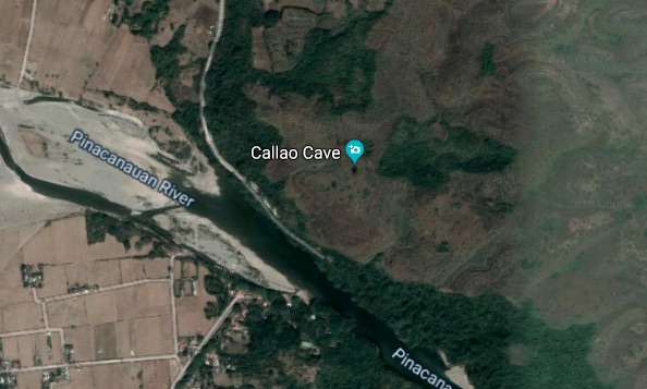 Satellite view over Callao Cave. (Screenshot: Google Maps)